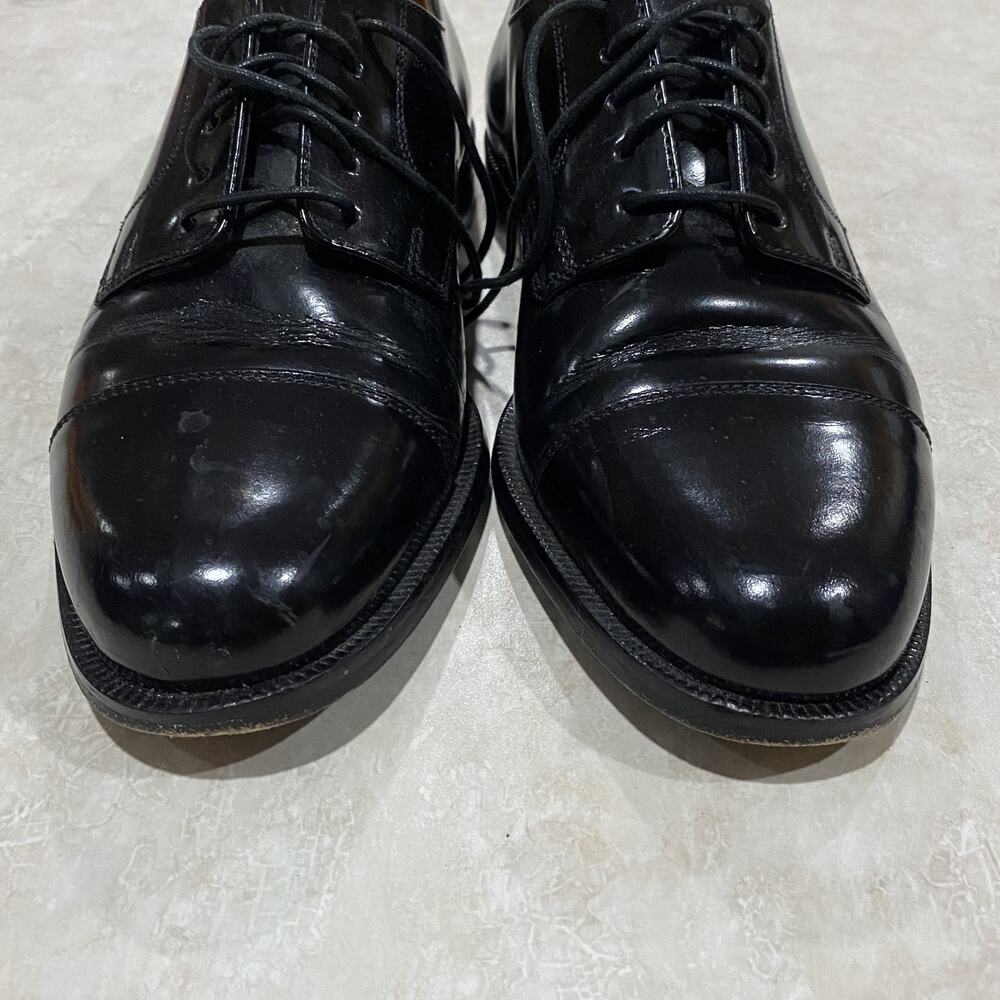 Cole Haan Men's Cap Toe Oxford Dress Shoes Black Leather Size 7 - Picture 3 of 9